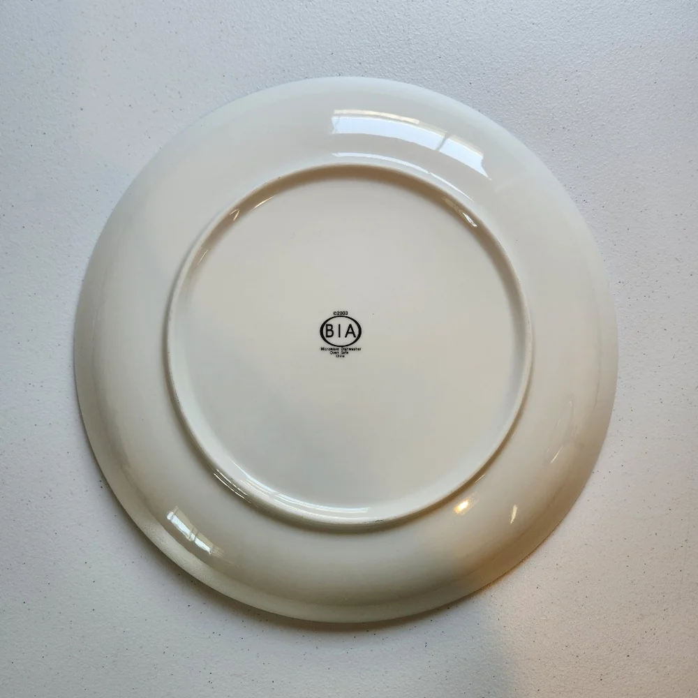 BIA Cordon Bleu Camembert Extra Fine Large Cheese Serving Plate Platter Vintage - Picture 2 of 4